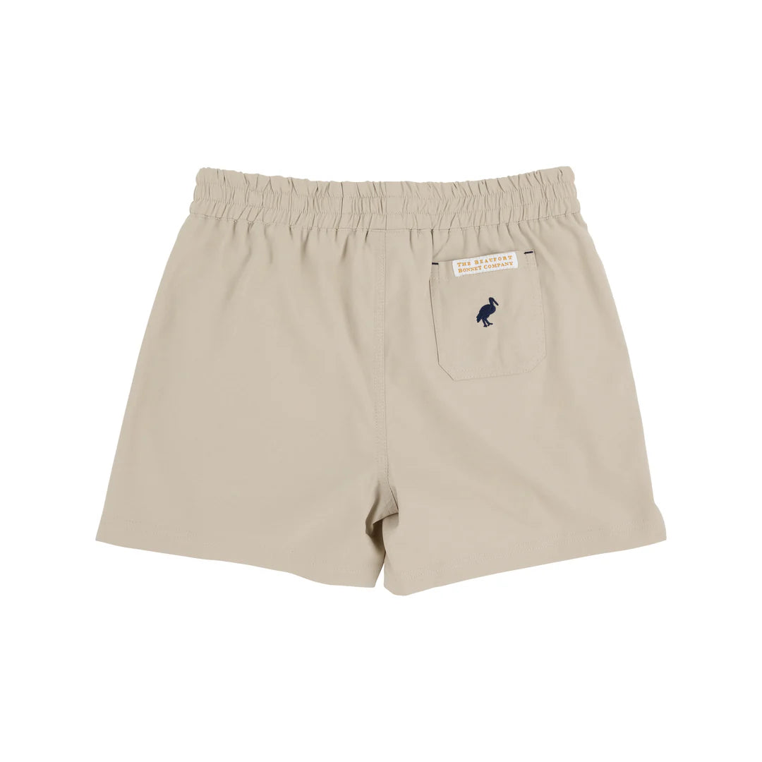 Prepletic Sheffield Shorts, Keeneland Khaki/Nantucket Navy – Over