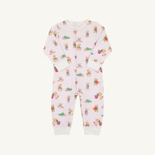 Paxton Playsuit Christmastime Cuties (Belwood Blush) with Palmetto Pearl
