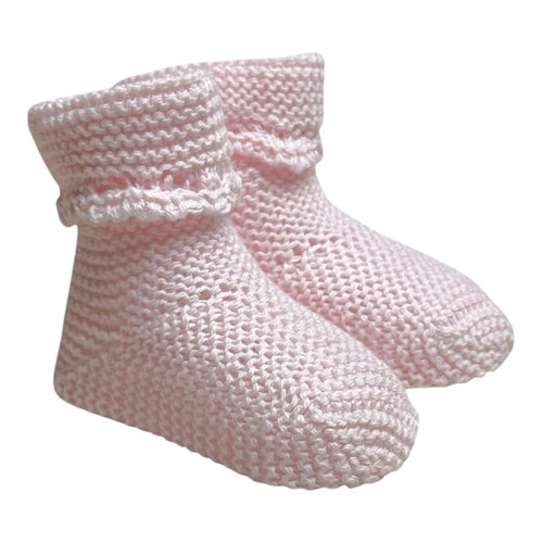 Pink Ruffle Booties