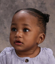 14K Gold-Plated Ball Stud Earrings for Baby & Kids