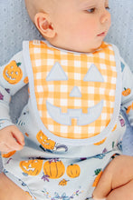 Burp Me Bib Seashore Sherbet Gingham & Beale Street Blue