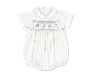 Noah Ribbon Bubble Blessings White, Beaumont Blue