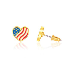 Heart of the USA | Cutie Stud Earrings | 4th of July