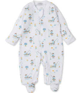 Rather Be Fishing Zipper Footie