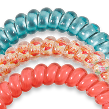 Spiral Hair Coils | Small | Coral Craze Hair Ties
