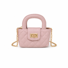 Kids Quilted Top Handle Handbag