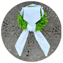 Cotton Pique Banner with Trim and Hanging Set