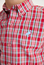 Deans list dress shirt, Woodspoint Plaid