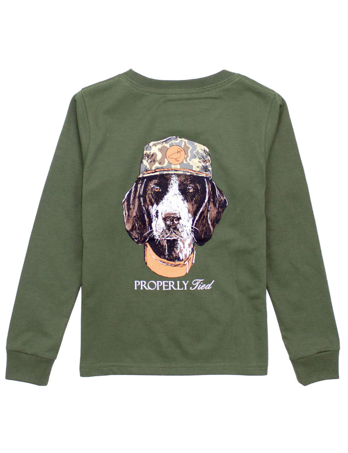 Boys Man’s Best Friend LS Olive