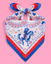 Americana Cowgirl Bandana 27 Inch | Pink Western Rodeo Bach