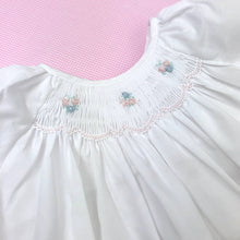 White Bubble with Novelty Smocking
