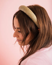Padded Headband - Rattan - Gold + Silver Weave - Layla
