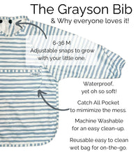 The Grayson Long Sleeve Bib - Baseball