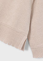 Knitted smooth sweater Beige