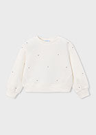 Pullover natural with Silver Detail