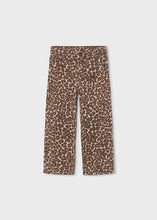 Twill long trousers Leopard
