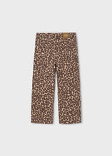 Twill long trousers Leopard