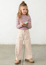 Twill long trousers light khaki