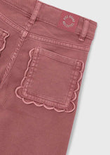 Twill marine pants pinkish