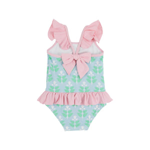 St. Lucia Swimsuit, Hanover Handblock