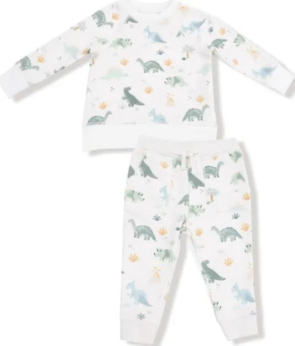 Soft Dinos / Green, Terry Jogger Set