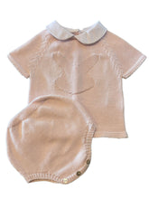 Pink Bunny Diaper Set