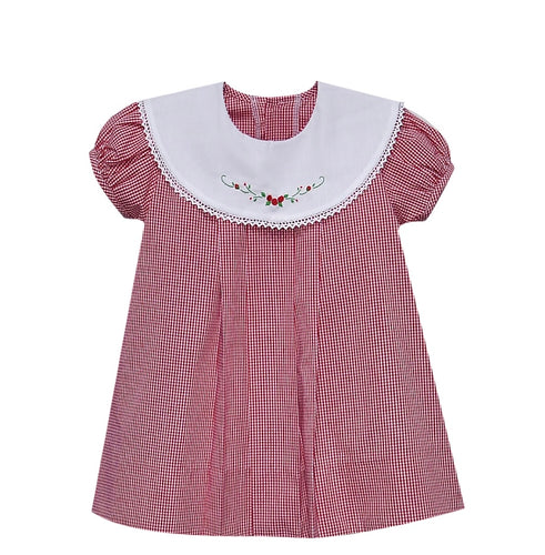 Red Bailey Dress, Flowers