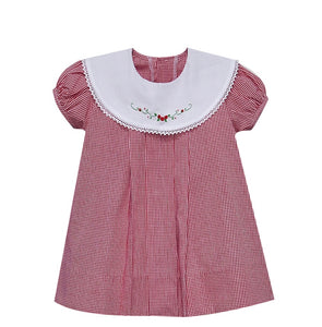 Red Bailey Dress, Flowers