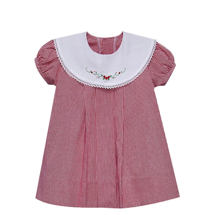 Red Bailey Dress, Flowers
