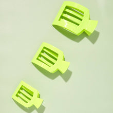 Flat Square Hair Clip | Large | Summer Brights