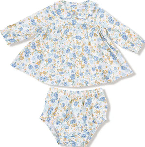 Sweet Rose Calico Diaper Cover set