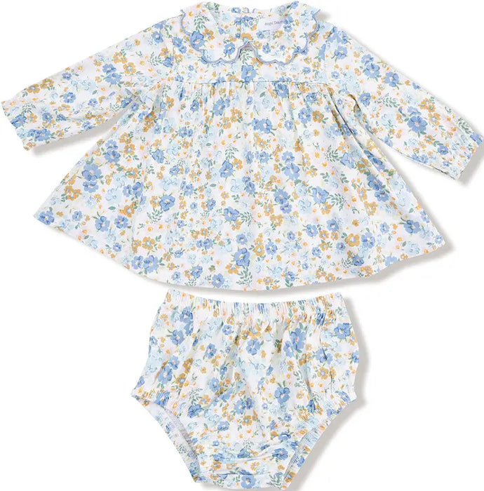 Sweet Rose Calico Diaper Cover set