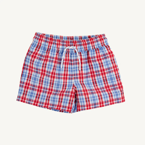 Tortola Swim Trunks, Lawn Party Plaid