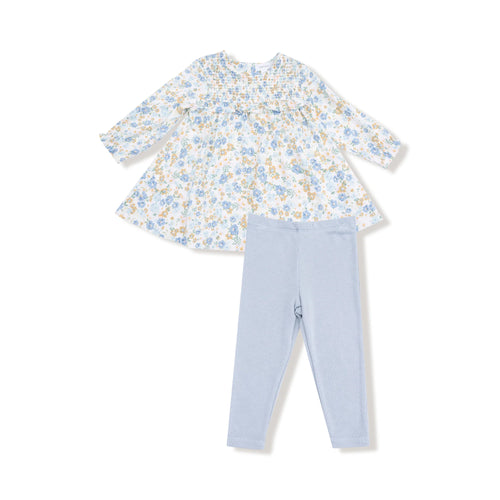 Sweet Rose Calico Dress / Legging Set