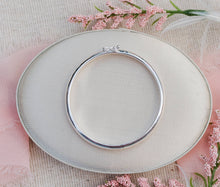 Classic Silver Bangle Bracelets for Babies, Kids or Women