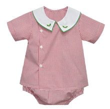 Red Riley Diaper Set