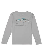 Boys Performance Tee LS Swimbait Ice Grey