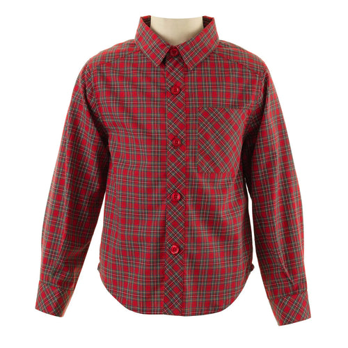 Red Tartan Dress Shirt