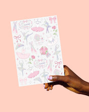 Ballerina Tattoos – 50 Count | Pink, Ballet, Kids Party