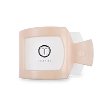 Almond Beige Medium Flat Square Clip