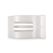 Flat Rectangle Hair Clip | Medium | Coconut White