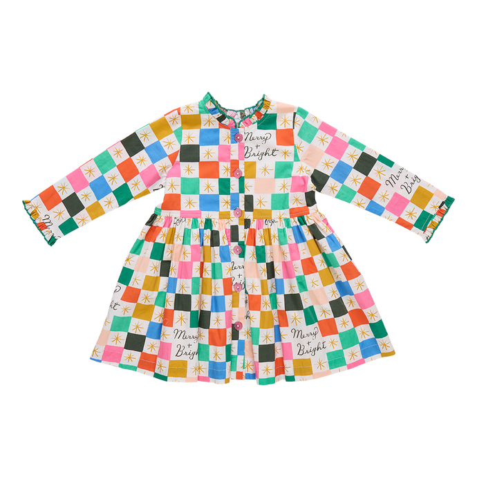 Girls Autumn Dress - Merry and Bright
