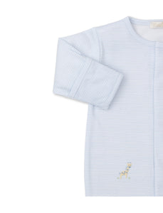 SCE Blue Jungle Mates Footie with Hand Embroidery