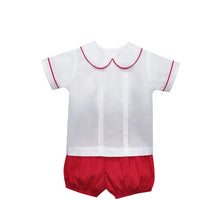 Red Madison Boy Short Sleeve Short Set