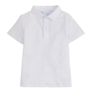 Short Sleeve Polo, White