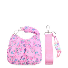 Quilted Scrunchies Mini Hobo Floral Printed Bag Charm Set