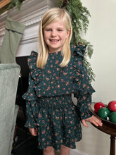 Charlie Dress Evergreen Vintage Floral