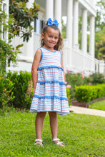 Tinsley Twirl Dress Patriotic Stripe