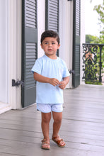 Madden Short Set Light Blue Gingham