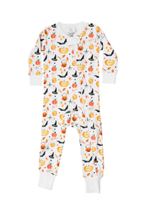 Boo Footed Zipper Pajama